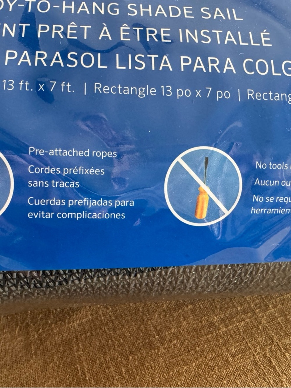NWOT COOLAROO PATIO SUN SHADE - Picture 2 of 5